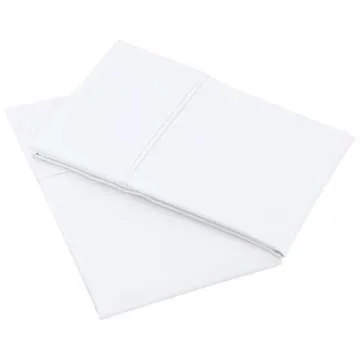 Amazon Basics Soft Cotton King Size Pillow Case Set