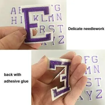 Letter Iron On Patches for Custom DIY Crafts and Designs