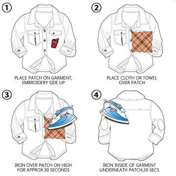 Letter Iron On Patches Sew On Appliques Name DIY Craft Badges with Ironed Adhesive Purple Embroidered Decorative Repair Patches for Shoes Hat Bag Clothing(26 PCS Alphabet Letters)