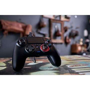 NACON PlayStation 4 Controller - Wired USB-C with Customizable Features