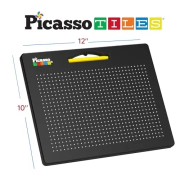 PicassoTiles 2-in-1 Educational Magnetic Drawing Board