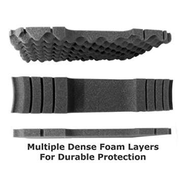 Casematix USB Microphone Hard Case Compatible with HyperX QuadCast, Blue Yeti X Computer Mic, Razer Seiren X, Samson G-Track Pro and Other Recording/Gaming Accessories