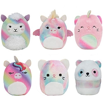 Squishmallows Mini Plush Rainbow Dream Squad - Six Adorable Animals