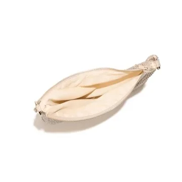 YUWITA Rhinestone Evening Purse for Women - Gold Elegance