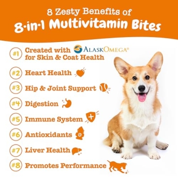 Zesty Paws Dog Multivitamin Treats for Joint & Immune Support