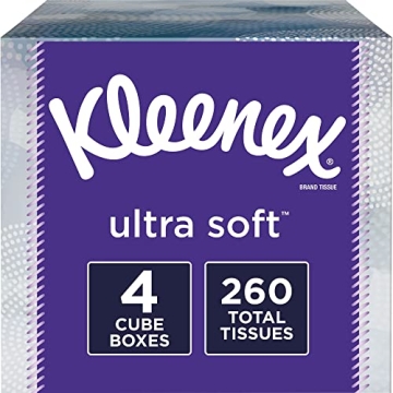 Kleenex Ultra Soft Facial Tissues - 260 Count Pack of 4