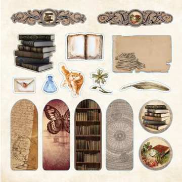 Bibliophilia Ephemera Sticker Book with 780 Stickers