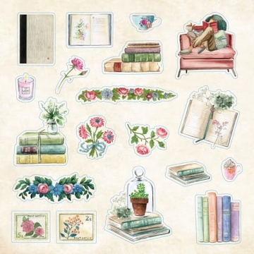 Bibliophilia Ephemera Sticker Book with 780 Stickers