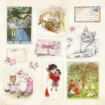 Bibliophilia Ephemera Sticker Book with 780 Stickers