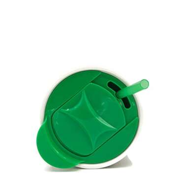 Silver Buffalo Friends Central Perk Logo Plastic Tumbler with Lid and Straw, 32 Ounces