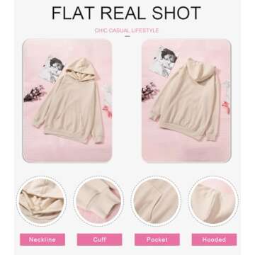 SHEWIN Women's Cozy Oversized Fleece Hoodie - Fashion 2024