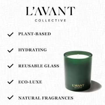 L'AVANT Green Candle | Winter Fir Scent | Non-Toxic Gift