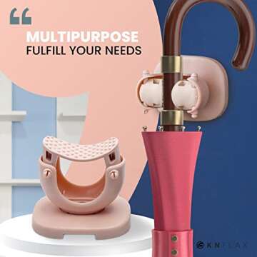 KN FLAX Self Adhesive Broom Holder - Must-Have Organizer