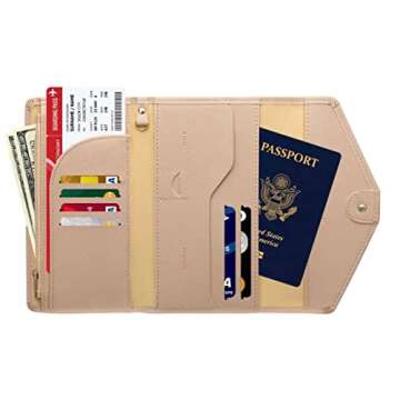 ZOPPEN RFID Blocking Travel Wallet for Women