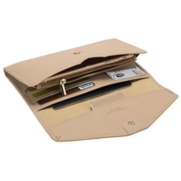 ZOPPEN RFID Blocking Travel Wallet for Women