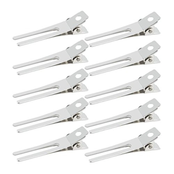Double Prong Curl Clips - 50 Pcs for Hair Styling