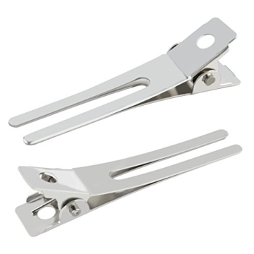 Double Prong Curl Clips - 50 Pcs for Hair Styling