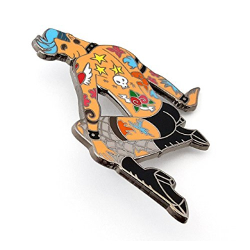Unique Pinsanity Tattoo Punk Enamel Pin for Collectors
