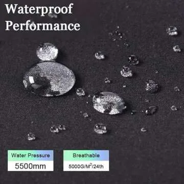 Gash Hao Men's Winter Ski Waterproof Softshell Pants