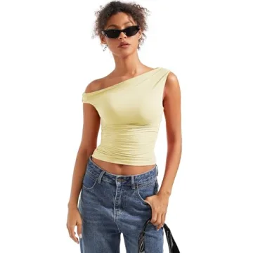SUUKSESS Women Off Shoulder Top for Stylish Summers
