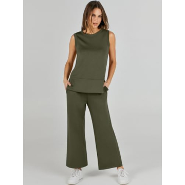 ANRABESS Women's Stylish Summer Two Piece Outfits