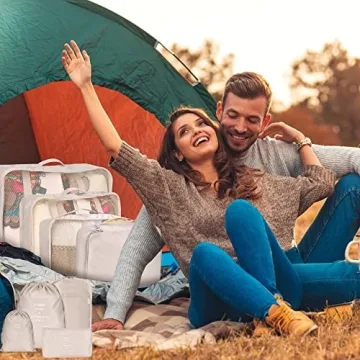 8 Set Packing Cubes for Travel Organization by Kingdalux