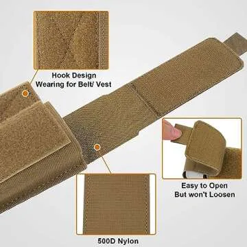 Durable Tourniquet Holder Tactical Medical Pouch for Gear