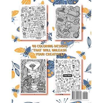Hygge: An Adult Coloring Book With Cozy Home Designs and Magical Things