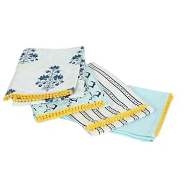 Stylish Cotton Dish Towels Set of 4 for Any Occasion