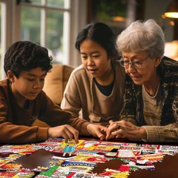 White Mountain Puzzles Things I Ate As A Kid Collage Puzzle - 1000 Piece Jigsaw Puzzle