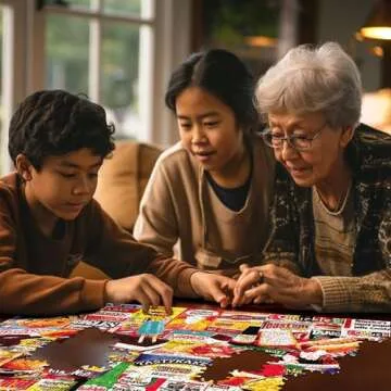 White Mountain Puzzles Things I Ate As A Kid Collage Puzzle - 1000 Piece Jigsaw Puzzle