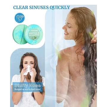 Eucalyptus Shower Steamers for Aromatherapy Relaxation