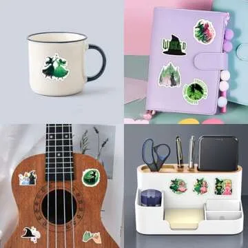 50Pcs Wicked Waterproof Stickers for Kids' Creativity