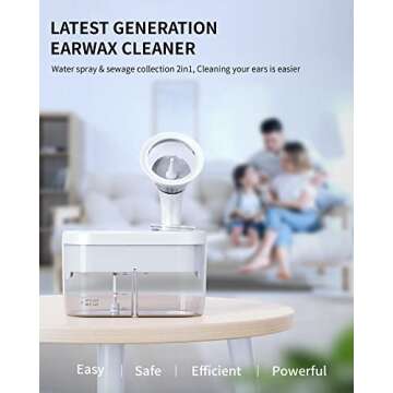 KAUGIC Electric Ear Wax Removal Kit with 4 Modes