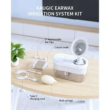 KAUGIC Electric Ear Wax Removal Kit with 4 Modes