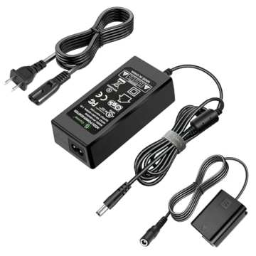 Gonine AC-PW20 Power Supply NP-FW50 Dummy Battery for Sony Cameras - Continuous AC Adapter Kit