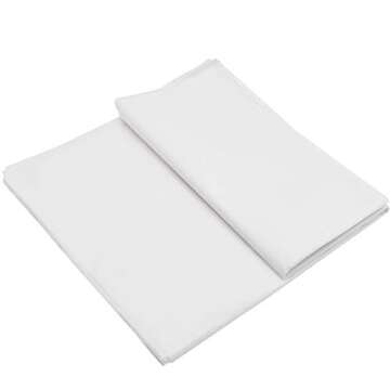 720 Sheets Solid White Tissue Paper 20” x 20” Wrapping Accessory for Gift Wrap Christmas, Packing, DIY Arts & Crafts, Party Supplies and Wine Bottles