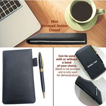 TUCKMER Mini Notepad Holder Set for Professionals