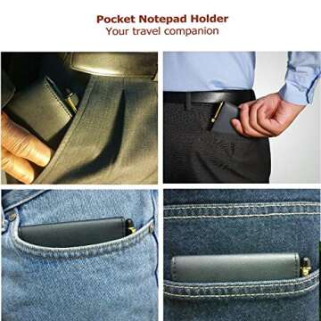 TUCKMER Mini Notepad Holder Set for Professionals