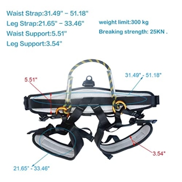 HeeJo Climbing Harness for Tree Work and Safety