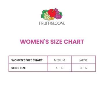 Fruit of the Loom Women's Everyday Active Crew Socks, White, Purple, Pink, Green, Blue, Shoe Size: 4-10