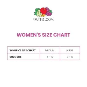 Fruit of the Loom Women's Everyday Active Crew Socks, White, Purple, Pink, Green, Blue, Shoe Size: 4-10