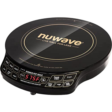 Nuwave Gold Precision Induction Cooktop - Portable & Powerful with 8” Heating Coil