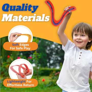 6 Flying Discs - Fun Outdoor Games for Kids & Adults