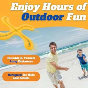 6 Flying Discs - Fun Outdoor Games for Kids & Adults