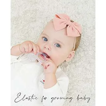 40PCS Baby Girls Hair Bows & Headbands - 40 Colors