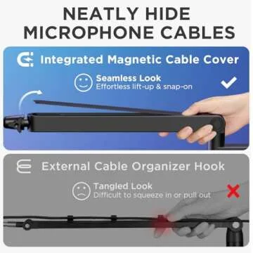 InnoGear Mic Boom Arm with Cable Management for Streamers