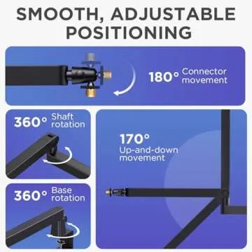 InnoGear Mic Boom Arm with Cable Management for Streamers