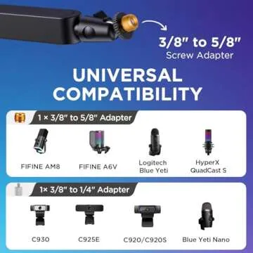 InnoGear Mic Boom Arm with Cable Management for Streamers