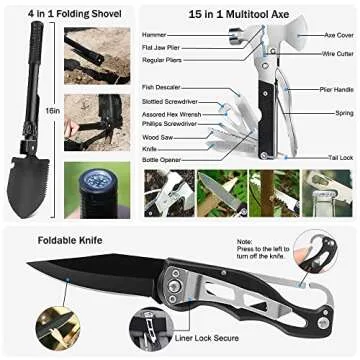 235Pcs Emergency Survival Kit for Outdoor Adventure